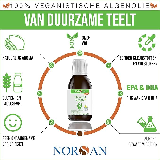 NORSAN | ACEITE VEGANO DE ÓMEGA-3 | 2000 MG