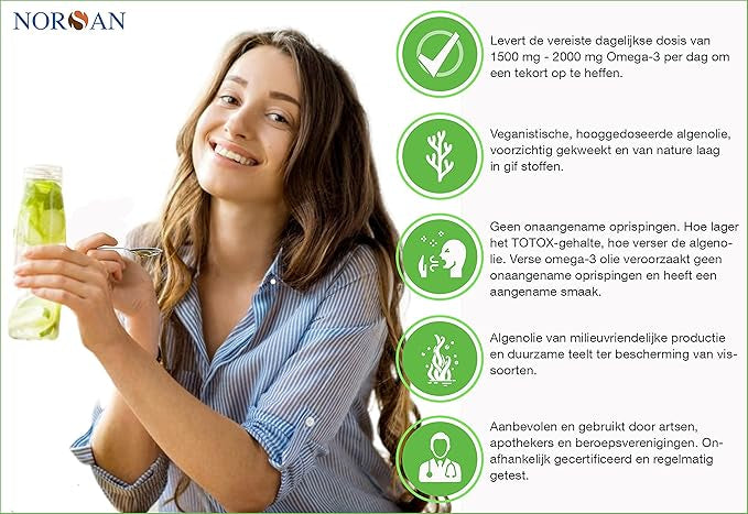 NORSAN | ACEITE VEGANO DE ÓMEGA-3 | 2000 MG
