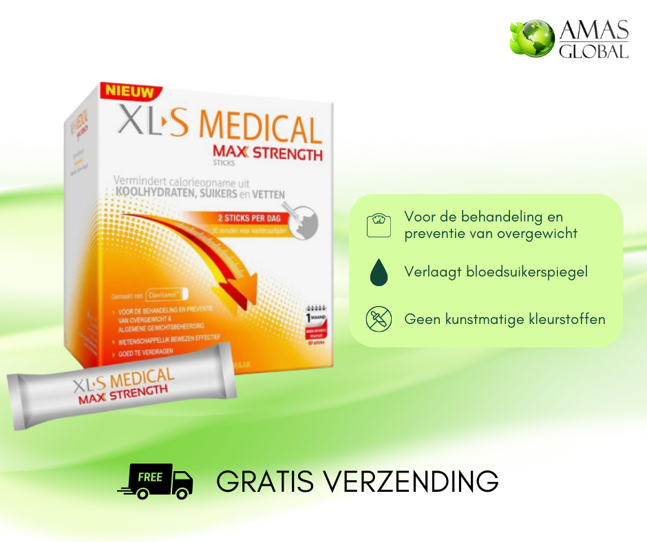 XL-S MEDICAL MAX STRENGTH | 60 STICKS | GRATIS VERZENDING