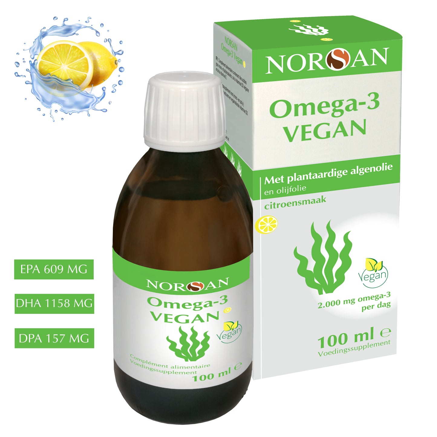 NORSAN | ACEITE VEGANO DE ÓMEGA-3 | 2000 MG