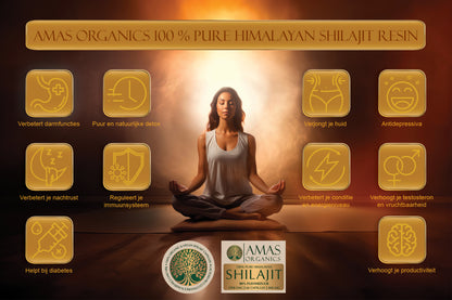 AMAS ORGANICS | 100% PURE HIMALAYAN SHILAJIT CAPSULES