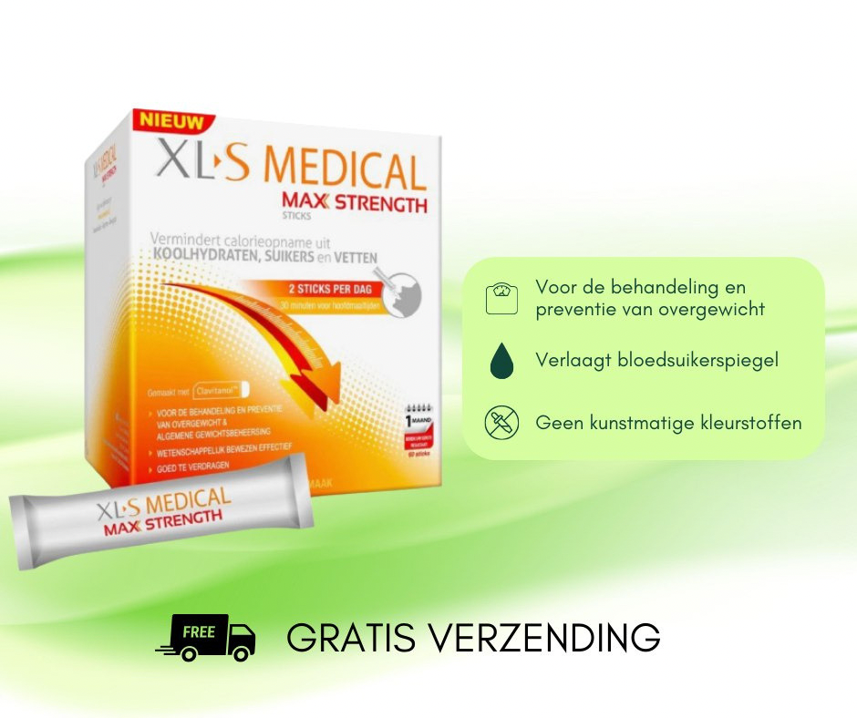 XL-S MEDICAL MAX STRENGTH | 60 STICKS | GRATIS VERZENDING