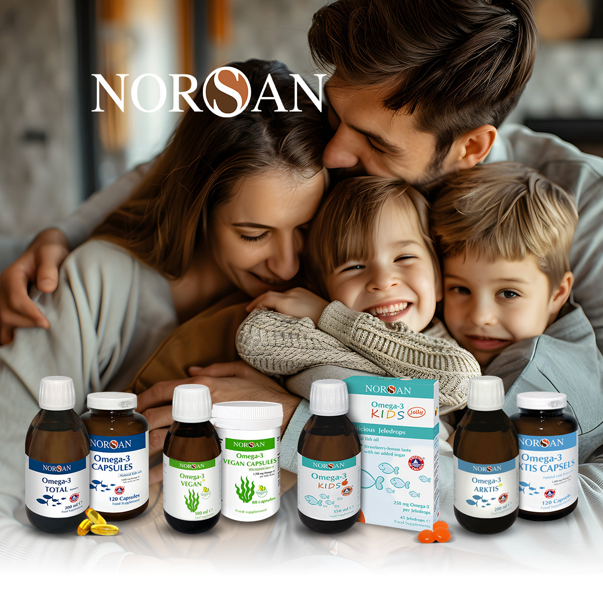 NORSAN | OMEGA-3 ARKTIS NATUURLIJK LEVERTRAAN | 2000 MG