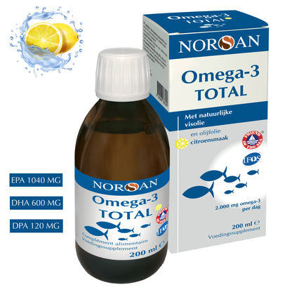 NORSAN | OMEGA-3 TOTAL VISOLIE CITROEN | 2000 MG