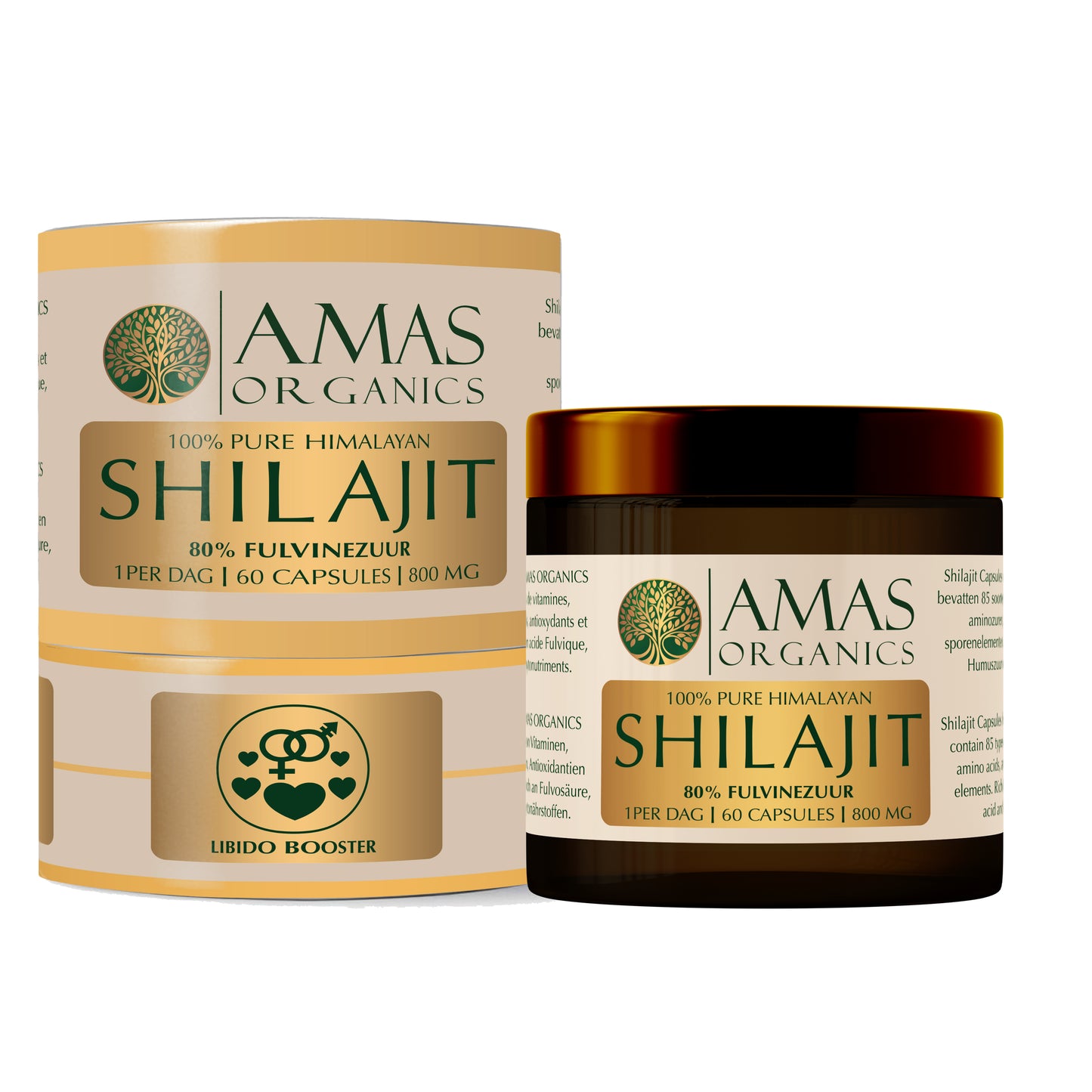 AMAS ORGANICS | 100% PURE HIMALAYAN SHILAJIT CAPSULES